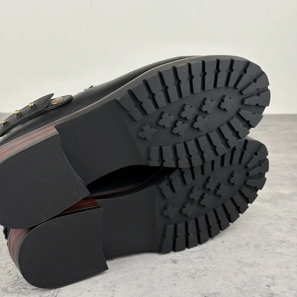 NEW Kensie Women's Wrylie Lined Clogs - SIZE US 8.5- BLACK New Without Box - Picture 5 of 5